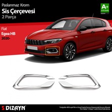 paspasgarajı Paspasgaraji Fiat Egea Hb Krom Sis Çerçevesi 2 Prç. 2020 Üzeri