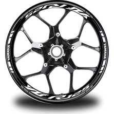 Gri Yamaha Yzf R125 Takım Jant Sticker Etiket