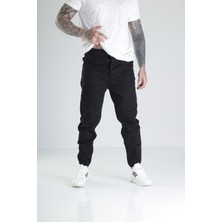 Siyah Kot Jogger Pantolon