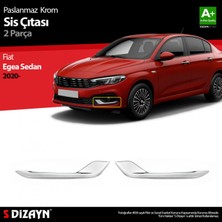 paspasgarajı Paspasgaraji Fiat Egea Sedan Krom Sis Çıtası 2 Prç. 2020 Üzeri