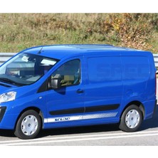 Fiat Scudo Yan Kapı Şerit Sticker Etiket Modeli
