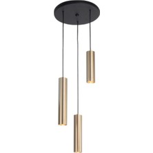 Mylights LED Avize Modern Spor  Üçlü Sarkıt Avize LED 3000K Gün Işığı  Salon Avize