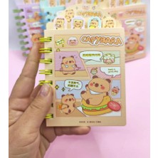 Capybara Kapibara Ayraçlı Not Defteri 14X9 cm