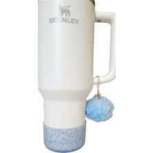 Stanley Quencher Tipi Termos Için Koruyucu Silikon Taban, Süs ve Koruyucu Uç -3'lü Aksesuar Seti