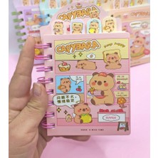 Capybara Kapibara Ayraçlı Not Defteri 14X9 cm