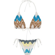 Triko Üçgen Bikini Takım