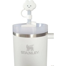 Stanley Quencher Tipi Termos Için Koruyucu Silikon Taban, Süs ve Koruyucu Uç -3'lü Aksesuar Seti