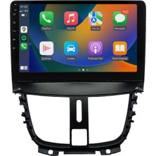 SmartGO Peugeot 207 Android Multimedya Sistemi (2006-2012) 6+64 GB Lüks Ekran Teyp  Wİ-Fİ (Yazılımsal)