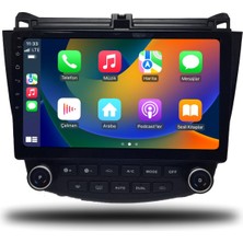 SmartGO Honda Accord  2003-2007 Uyumlu 6+64 GB Android Multimedya Sistemi Lüks Ekran  Wİ-Fİ (Yazılımsal)