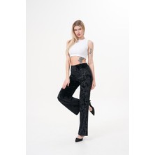 Ya Muse Kadife Bol Paça Pantolon