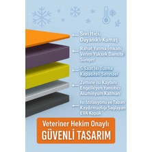 Pawdaz Serin (60X40CM) - 4 Mevsim Kedi/ Köpek Matı, Sıcak Veya Soğuk Kullanılabilen Minder Yatak