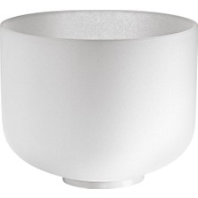 Meinl Sonic Energy 10" White-Frosted Crystal Singing Bowl (D4, 432 Hz, Sacral Chakra)