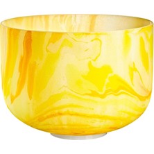 Meinl Sonic Energy 10" Marble Crystal Singing Bowl (E4, Yellow, 432 Hz, Solarplexus Chakra)