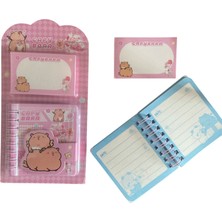 Capybara Kapibara Not Defteri Postit Blok Not Kağıt