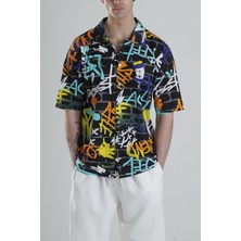 Cocopelli Grafiti Desenli Gömlek