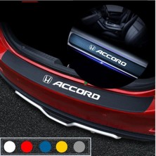Honda Accord Için Özel Yeni Uyumlu Aksesuar Oto Bagaj ve Kapı Eşiği Özel Yeni Sticker Seti Karbon
