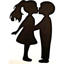 Özel Sticker Sevgiliye Özel Siyah 18*13