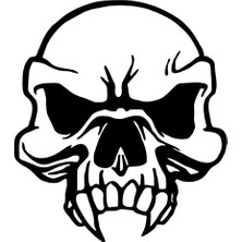 Maymun Kurukafa Oto Özel Yeni Sticker Siyah 25 x 27 cm