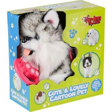 Nessiworld PR66302-26T Yürüyen Tasmalı Peluş Yürüyen Husky