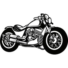 Klasik Motosikletler Model 8 Oto Özel Yeni Sticker 25 x 15 cm