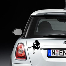 Oto Özel Yeni Sticker Siyah 20 cm