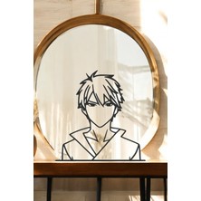 Anime Line Art Figür - Minimalist Dekor & Koleksiyon, Ev Dekoru, 3D Baskı