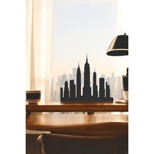 New York Line Art Figür - Minimalist Dekor & Koleksiyon, Ev Dekoru, 3D Baskı
