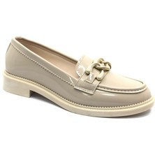 Feles Toka Detaylı Loafer Kadın Babet Ayakkabı