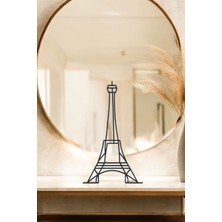 Eiffel Kulesi Line Art Figür - Minimalist Dekor & Koleksiyon, Ev Dekoru, 3D Baskı