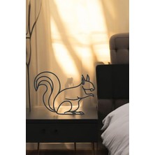 Sincap Aile Line Art Figür - Minimalist Dekor & Koleksiyon, Ev Dekoru, 3D Baskı