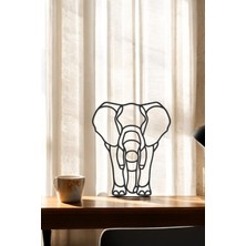 Fil Line Art Figür - Minimalist Dekor & Koleksiyon, Ev Dekoru, 3D Baskı
