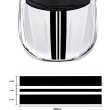 Oto Kaput Şerit Özel Yeni Sticker Büyük 120*35 cm