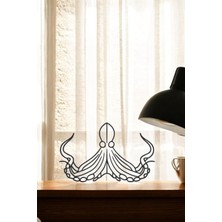 Kraken Line Art Figür - Minimalist Dekor & Koleksiyon, Ev Dekoru, 3D Baskı