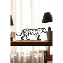 Kaplan Line Art Figür - Minimalist Dekor & Koleksiyon, Ev Dekoru, 3D Baskı
