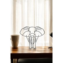 Fil Line Art Figür - Minimalist Dekor & Koleksiyon, Ev Dekoru, 3D Baskı