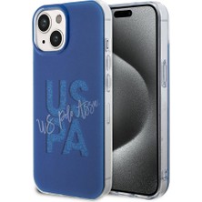Apple iPhone 15 Uyumlu Kılıf U.s. Polo Assn. Orjinal Lisanslı Simli Parlak Alfabe Tasarım Kapak