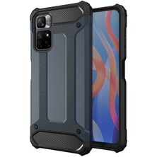 Xiaomi Redmi Note 11S Global Kılıf Tkdr Crash Silikon Kapak-Kırmızı
