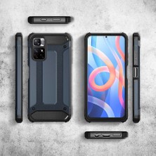 Xiaomi Redmi Note 11S Global Kılıf Tkdr Crash Silikon Kapak-Kırmızı