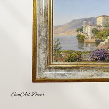 Çerçeveli Vintage Tablo, Yağlı Boya Tablosu, Çerçeveli Tablo, Sanatsal Dekor, Manzara Tablosu