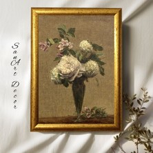 Çerçeveli Vintage Tablo, Yağlı Boya Tablosu, Çerçeveli Tablo, Sanatsal Dekor, Tablo, Retro Tablo