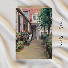 Çerçeveli Vintage Tablo, Yağlı Boya Tablosu, Çerçeveli Tablo, Sanatsal Dekor, Manzara Tablosu
