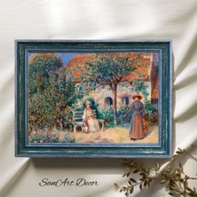 Vintage Tablo, Çerçeveli Yağlı Boya Tablosu, Çerçeveli Tablo, Sanatsal Dekor, Manzara Tablosu