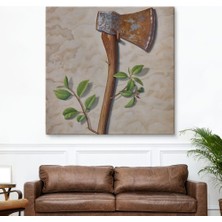 Marsilyan- Çiçek Açan Batla Gerçeküstü Sanat Kanvas TABLO-5860