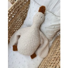 Bohemoon Sevimli Ördek Uyku Arkadaşı ve Peluş Oyuncak Krem-Camel