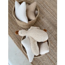 Bohemoon Sevimli Ördek Uyku Arkadaşı ve Peluş Oyuncak Krem-Camel