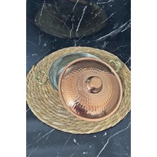 Bakır Tencere Tava Kapağı Bakır Kapak 18 cm