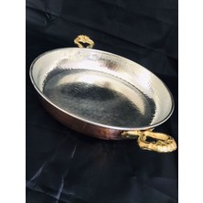 Bakır Tava 23 cm Kalın/ağır