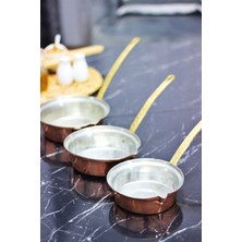 No 2 Bakır Sos Tava Yağ Kızartma Tava 18 cm