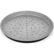 Granit Kaplamalı Delikli Pizza Tava 30 cm