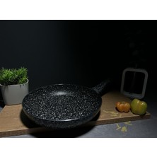 Yanmaz Yapışmaz Granit Tava 28CM